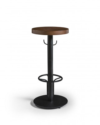 Bartafel Rond Staande Tafel Modern Hout Bruin Meubels Nieuw Luxe Ontwerp