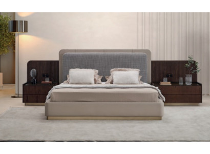 Slaapkamer set Luxe Compleet bed + 2x nachtkastjes 3-delig Modern set
