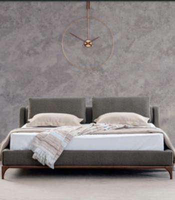 Bedden Slaapkamer Zwart Luxe Design Gestoffeerd Bed Designer Meubels Nieuw