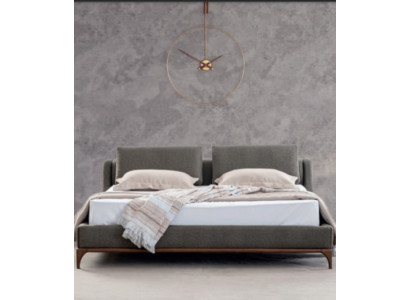 Bedden Slaapkamer Zwart Luxe Design Gestoffeerd Bed Designer Meubels Nieuw
