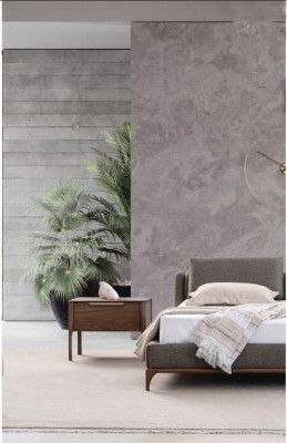 Slaapkamer set bruin hout Nachtkastjes Modern Nachtkast meubels Massief hout