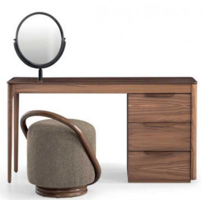 Luxe slaapkamer set Kaptafel met spiegel Kruk Modern Ontwerp