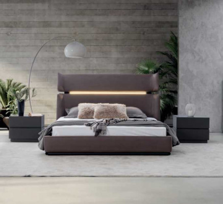 Luxe slaapkamer set bed met 2 nachtkastjes Modern Design Set