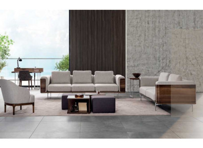Woonkamerset Luxe Modern Design 2 banken met fauteuil bankstel