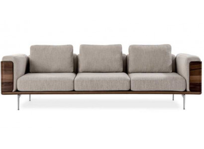 Bank voor woonkamer Luxe Modern Ontwerpen met Armleuningen Driepersoons Ontwerp
