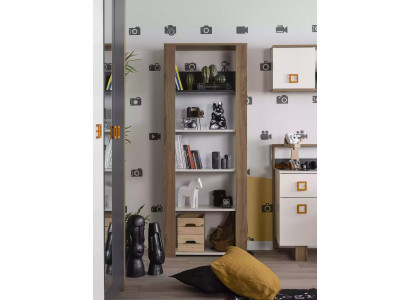 Boekenkast staande plank kinderkast plank boekenkast hout bruin nieuw