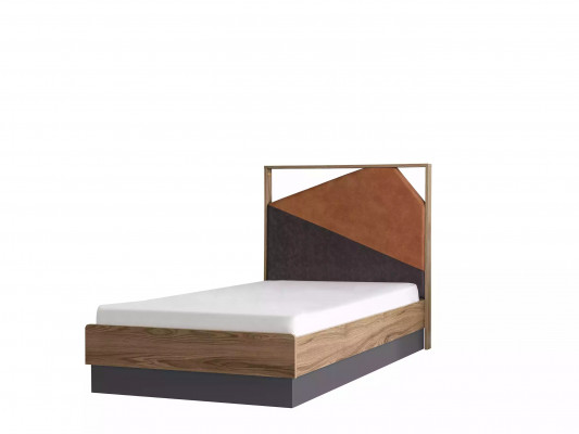 Kinderbed 100 cm bedframe kinderkamer houten bedframe grijs