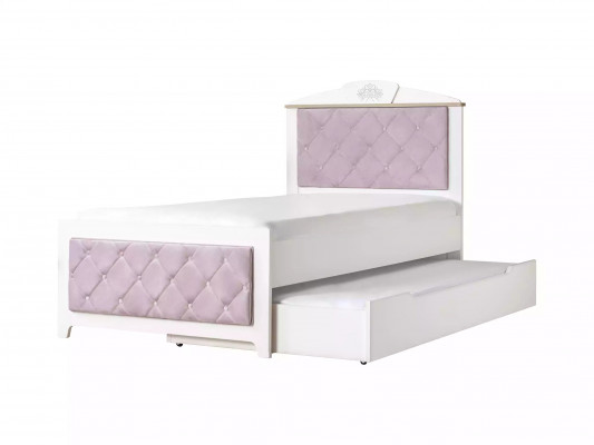 Kinderkamer Compleet Chesterfield Kindermeubels Bed Hout Roze Set 8-delig