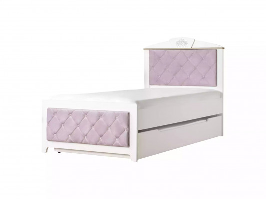 Kinderkamer Compleet Chesterfield Kindermeubels Bed Hout Roze Set 8-delig