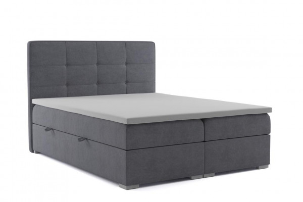 Bed slaapkamer luxe textiel meubels gestoffeerde meubels stijl boxspringbed