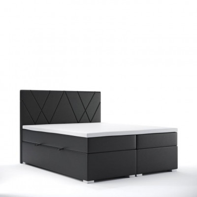 Luxe slaapkamer bed stoffen ontwerp tweepersoonsbed meubel boxspringbed