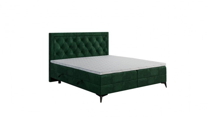 Luxe gestoffeerd boxspringbed tweepersoons gestoffeerd stoffen design bed meubels