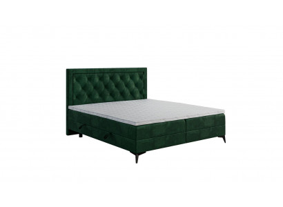 Luxe gestoffeerd boxspringbed tweepersoons gestoffeerd stoffen design bed meubels