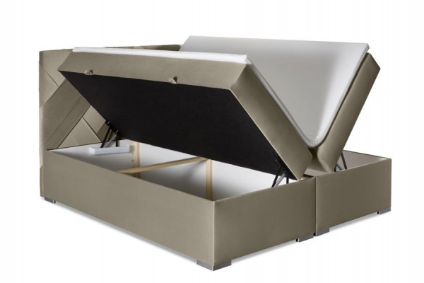 Luxe bed Ontwerper Slaapkamer Meubels Modern Tweepersoons Boxspringbed