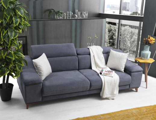 Woonkamer compleet 2-delig driezitsbank Modern Stoffen Fauteuil Nieuwe Meubels Bank
