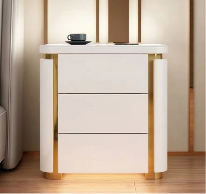 Ontwerp Nacht Kastje.Tafelconsole Metaal Glans Tafels Consoles Slaap Kamer