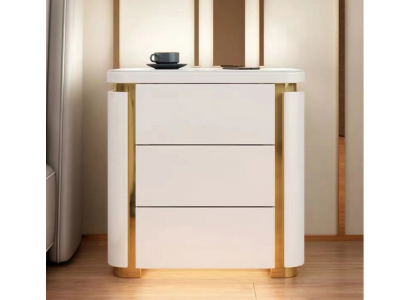 Ontwerp Nacht Kastje.Tafelconsole Metaal Glans Tafels Consoles Slaap Kamer