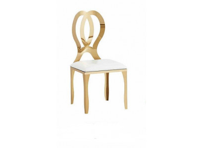 Leenstoel Massief Roestvrij Staal Textiel Gestoffeerde Stoelen Eettafel Design Eetkamer