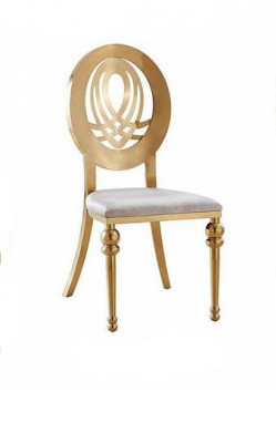 Stoel 1x Eetkamerstoelen Fauteuils Roestvrijstalen Design Meubels Metaal Staal