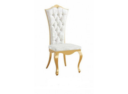 Luxury fauteuil stoelen design meubels eetkamer roestvrij staal wit roestvrij staal