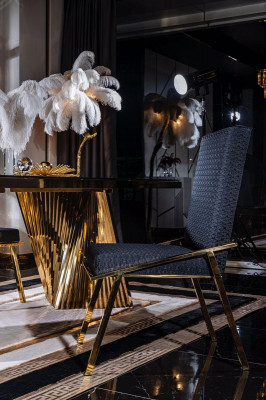 Eetkamerset set garnituur stoel tafel 4 stoelen groep 5-delig groep meubels