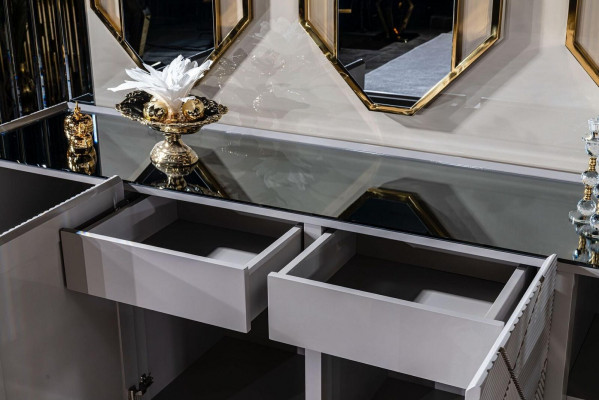 Woonkamer dressoir ladekast Grijs Dressoirs Kasten Laden Meubels Hout