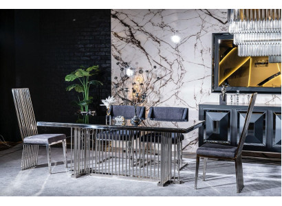 Eetkamer set tafel en 4 stoelen Eettafel Eettafelgroep Eettafelset Stoel