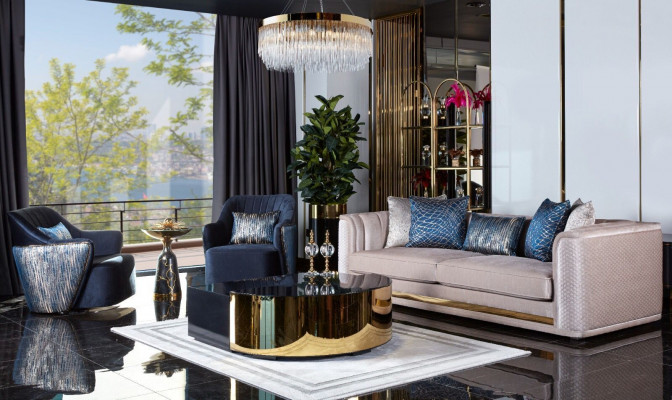 Bankstel 3-zitsbank Bankstel Bekleding Moderne bankstellen Driepersoons