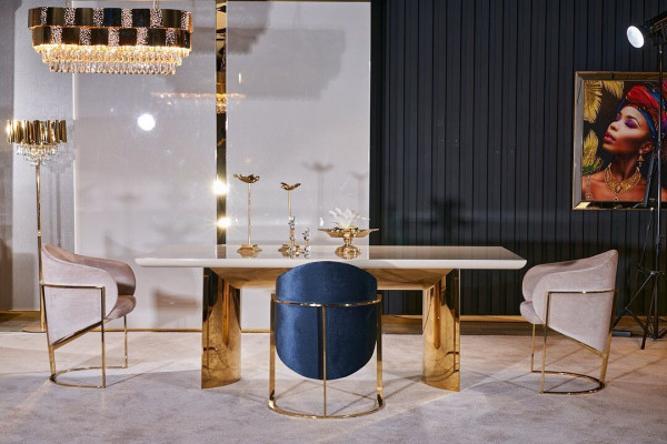 Eetkamerset Tafel + 4x stoelen Eetkamerstoelset Tafel groep 5-delig