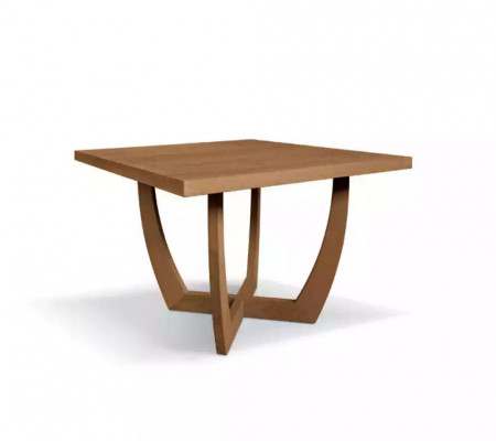 Eetkamer eettafel Keukentafel 110 x 110 x 74 cm bruin Stijl Modern Tafel