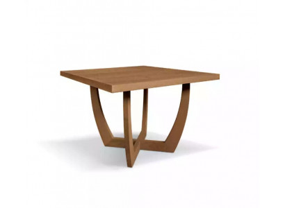 Eetkamer eettafel Keukentafel 110 x 110 x 74 cm bruin Stijl Modern Tafel