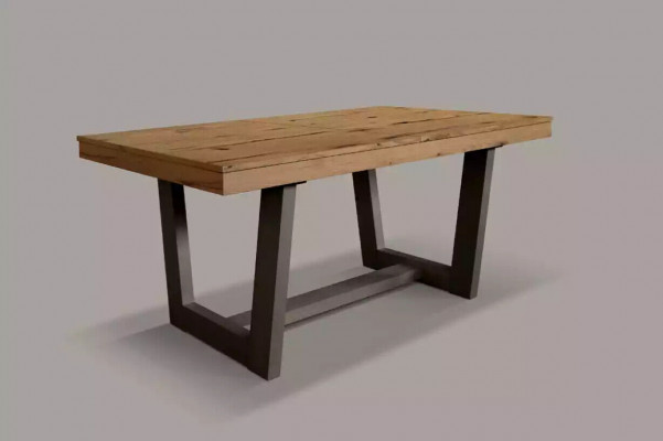 Eettafel Houten uitschuifbare eettafel Eettafels Tafel 160/240 x 90 x 78 cm Stijl Modern