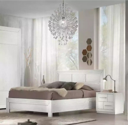 Luxe Compleet Slaapkamer Set Bed 2x Nachtkastjes Kledingkast