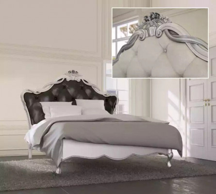 Bed Padded Design Luxury Double Beds Bedroom Italian Furniture