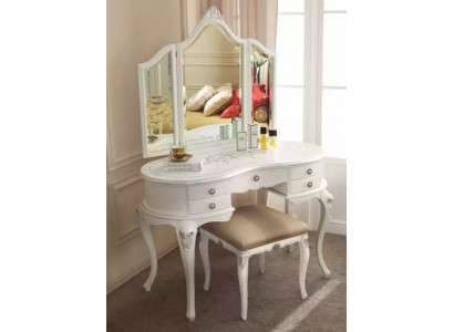Make-up tafel met spiegel Compleet set Slaapkamer Nieuw 2-delig Console
