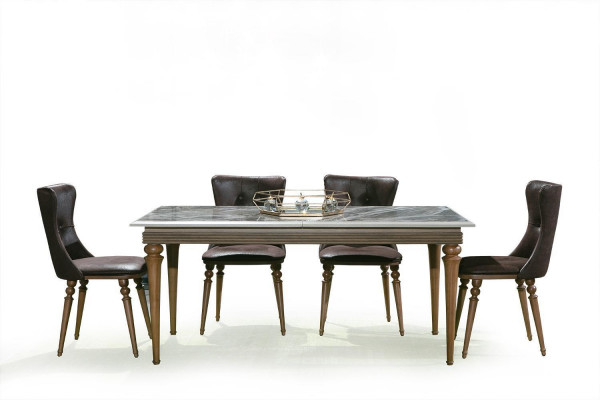 Eettafel Tafel Hout 180x100 Eetkamer bruin Eettafels Tafels Meubels Nieuw