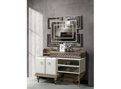 Meubels Slaapkamer Ontwerp Kaptafel Spiegel Hout Dressoir Console