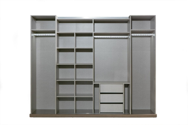 Kledingkast Houten kast Slaapkamer Meubels Design Kasten Grijs Italië