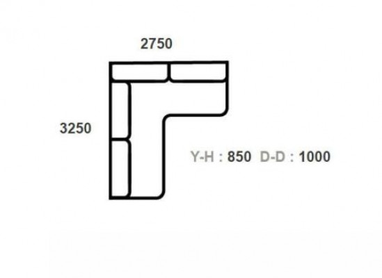 Ontwerp hoekbank L-vorm Bankstoffering Luxe woonkamer Zachte stijl