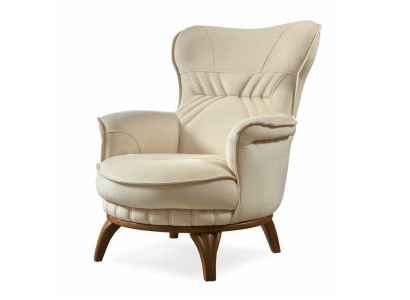 Fauteuil Luxe Design Textiel Woonkamer Klassieke Stijl Lounge Meubels