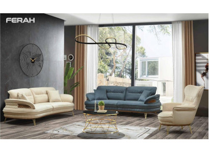 Sofaset 3+3+1-zitsbank bank fauteuil bankstel zit luxeset