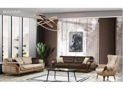 Sofa set met 3+3 zitsbank, stoel, bankstellen, relaxfauteuil, luxeset voor woonkamer