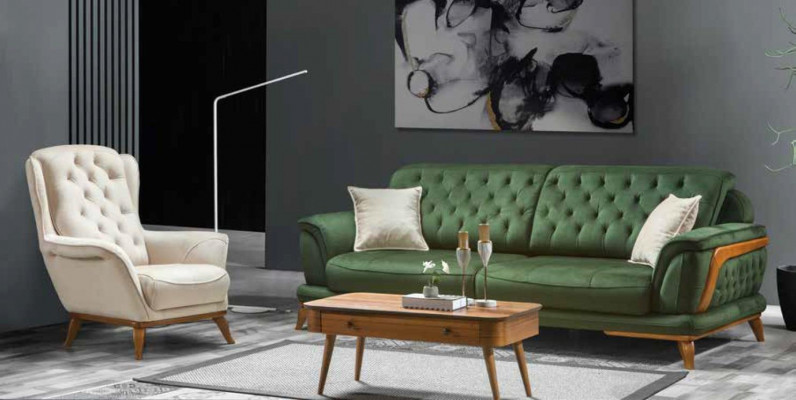 Fauteuil Luxe Design Meubels Klassiek Stijl Design Textiel Woonkamer