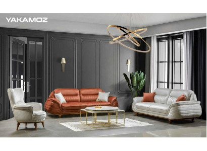 Meubelstuk banken fauteuils bankstel 3+3+1 zits luxe stof woonkamer