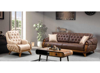 Klassieke Bank Luxe Meubels Bankstellen Bank Driezitter 3 zits