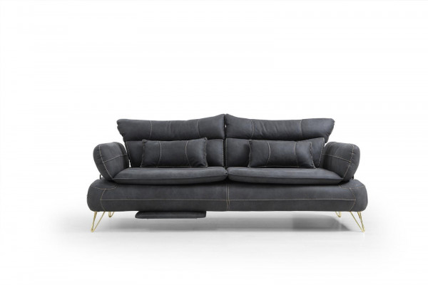 Bankstel 3+3+1+1 Zitsbank Groep Zwart Bank Fauteuil Banken Set 4-delig