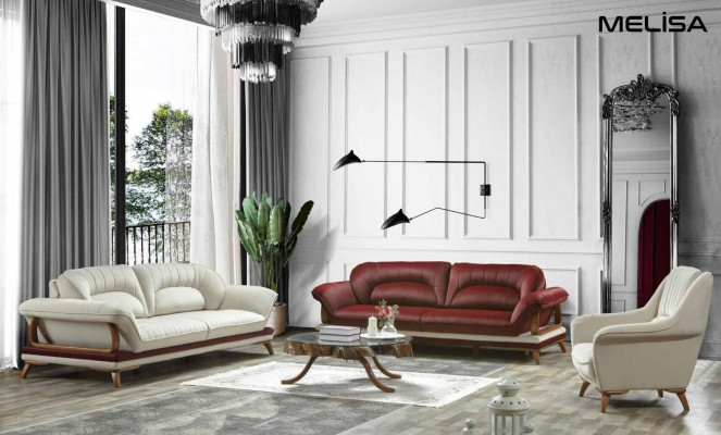 Fauteuil Zit Klassiek Ontwerp Woonkamer Bekleding Eenpersoons Ontspanning Wit