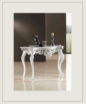 Ontwerper luxe console tafel consoles tafels hout design zilver klassiek nieuw