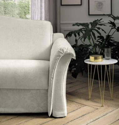 Woonkamerbank 3-zits Grijs Designmeubelen Gestoffeerde Banken Stoffen Bank 208 x 103cm  Woonkamerbank 3-zits Grijs Designmeubelen Gestoffeerde Banken Stoffen Bank 208 x 103cm