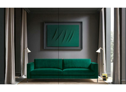Woonkamer Groen Driepersoons Stoffen Designbank Bekleding Bank Banken Groene Meubels